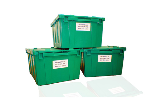 Plastic Moving Bins Vancouver - Movers Vancouver